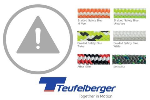 Sicherheitshinweis Seile von Teufelberger mit slaice®