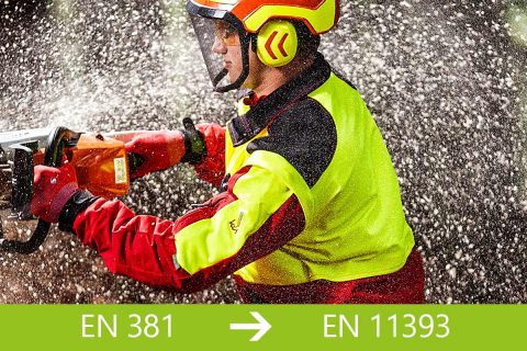 Neue Schnittschutz-Norm: EN 11393 ersetzt EN 381