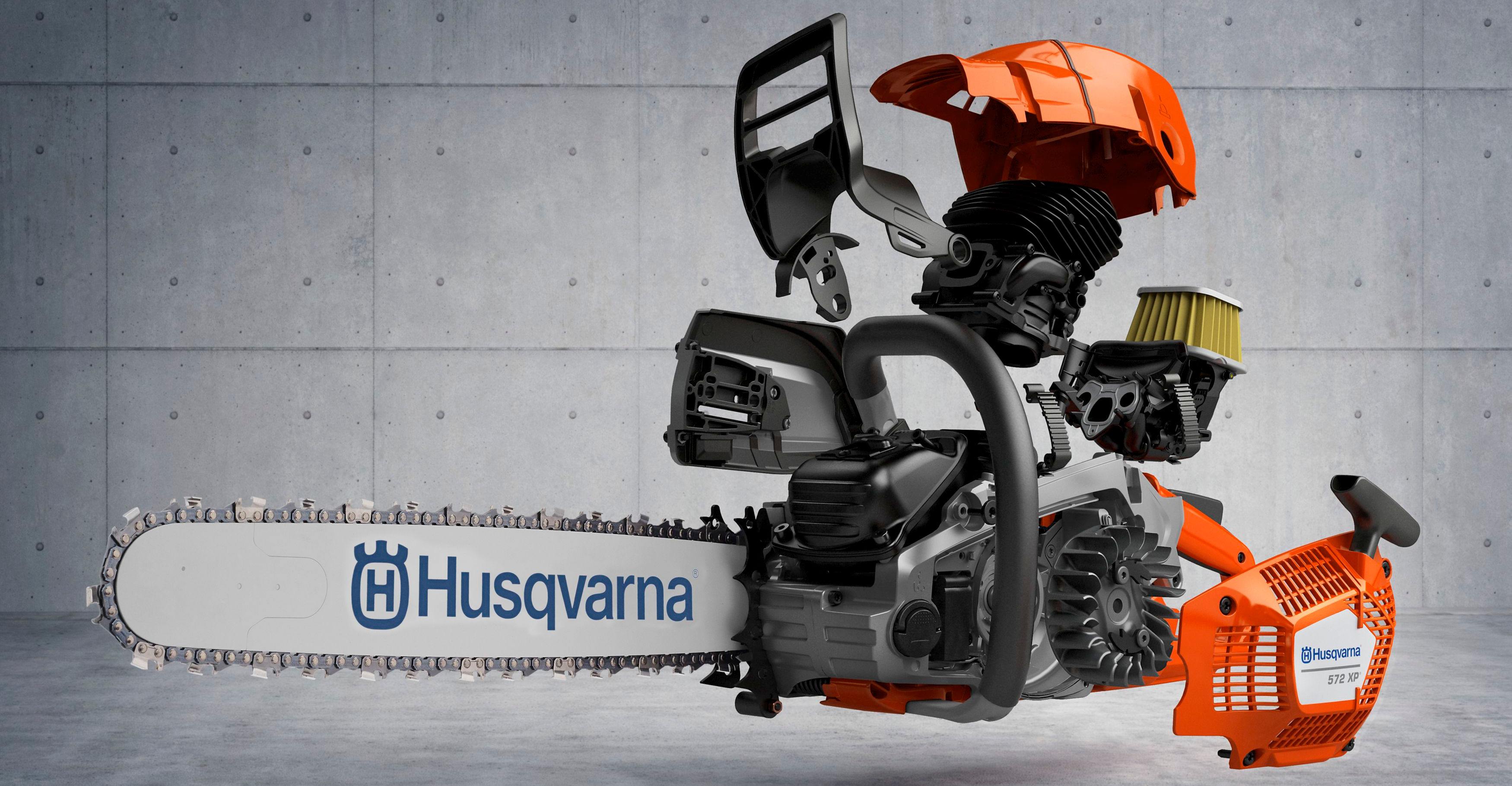 Husqvarna Motorsäge im Detail Husqvarna Motorsäge im Detail