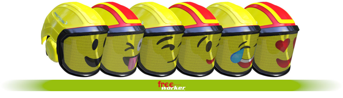 Protos® Integral Arbormojis – Exklusiv bei Freeworker Protos® Integral Smile-Visiere