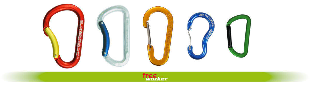 Schnappkarabiner Diverse Schnappkarabiner in verschiedenen Farben und Größen