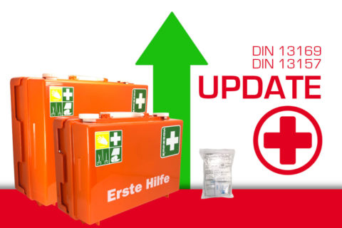 Veränderte Normen: Erste-Hilfe-Koffer und Verbandskästen benötigen Update